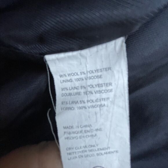 Peter Som Coat Womens 6 Black Pink Brown Colorblock Wool Rent The Runway - Picture 8 of 8